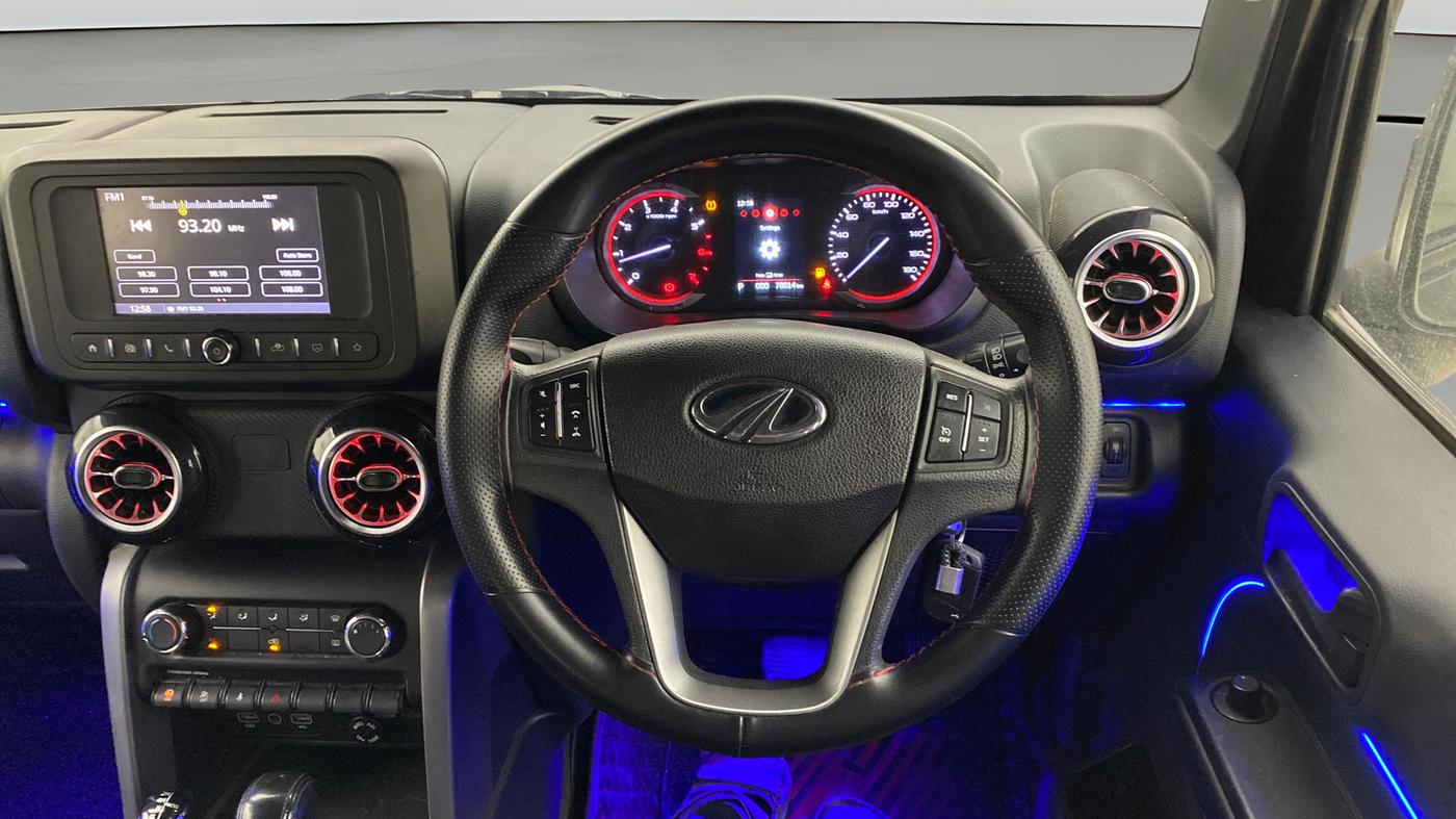 2021 Mahindra Thar LX PETROL HT 4WD AT, Petrol, Automatic, 78,013 km, Steering Wheel Close Up