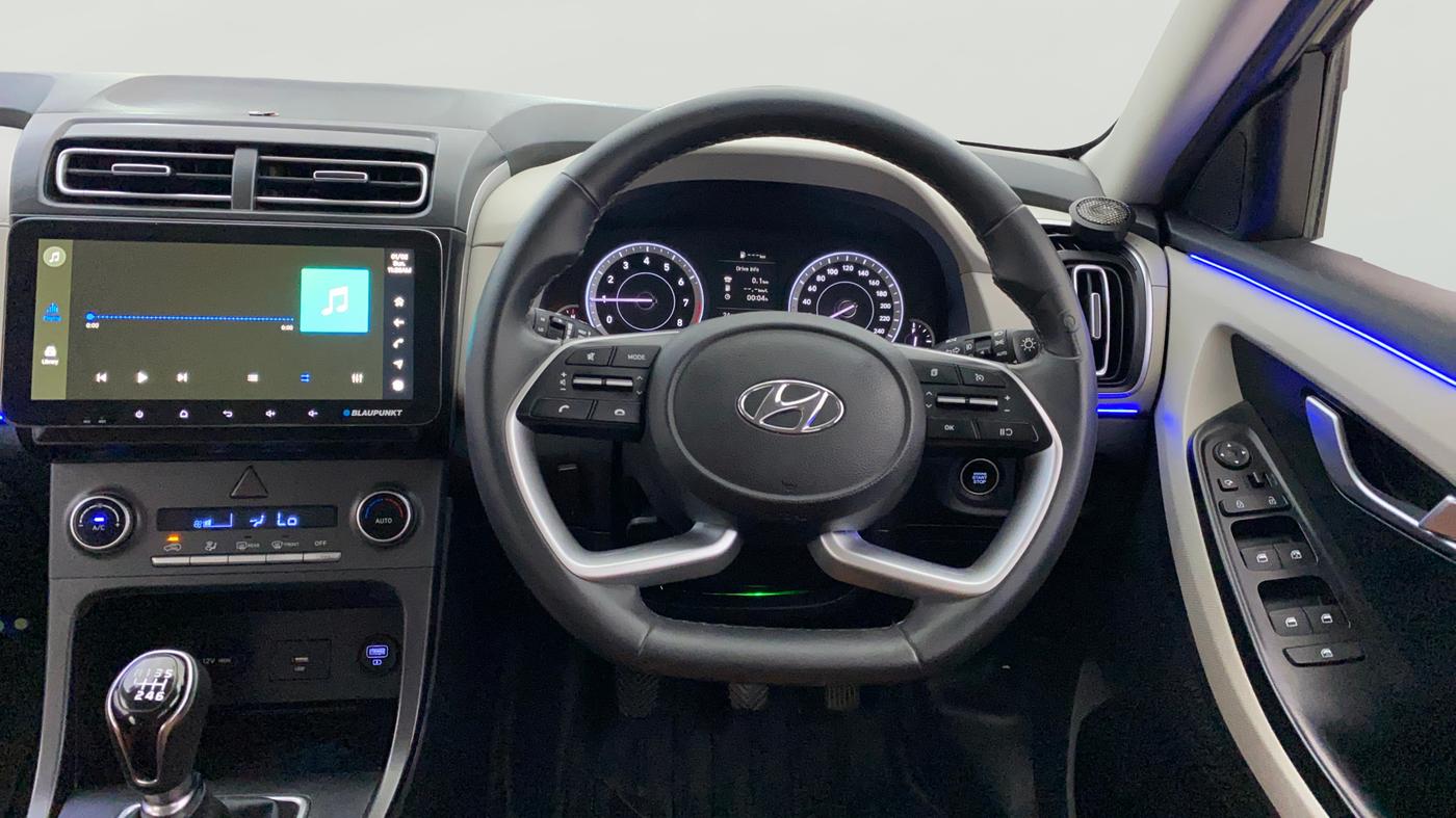 2021 Hyundai Creta SX EXECUTIVE 1.5 PETROL, Petrol, Manual, 51,689 km, Steering Wheel Close Up