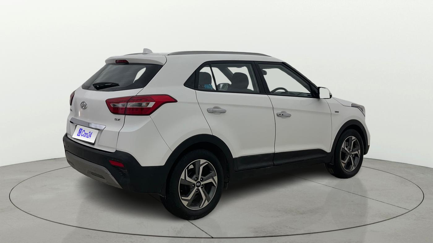2019 Hyundai Creta SX AT 1.6 PETROL, Petrol, Automatic, 1,14,462 km, Right Back Diagonal