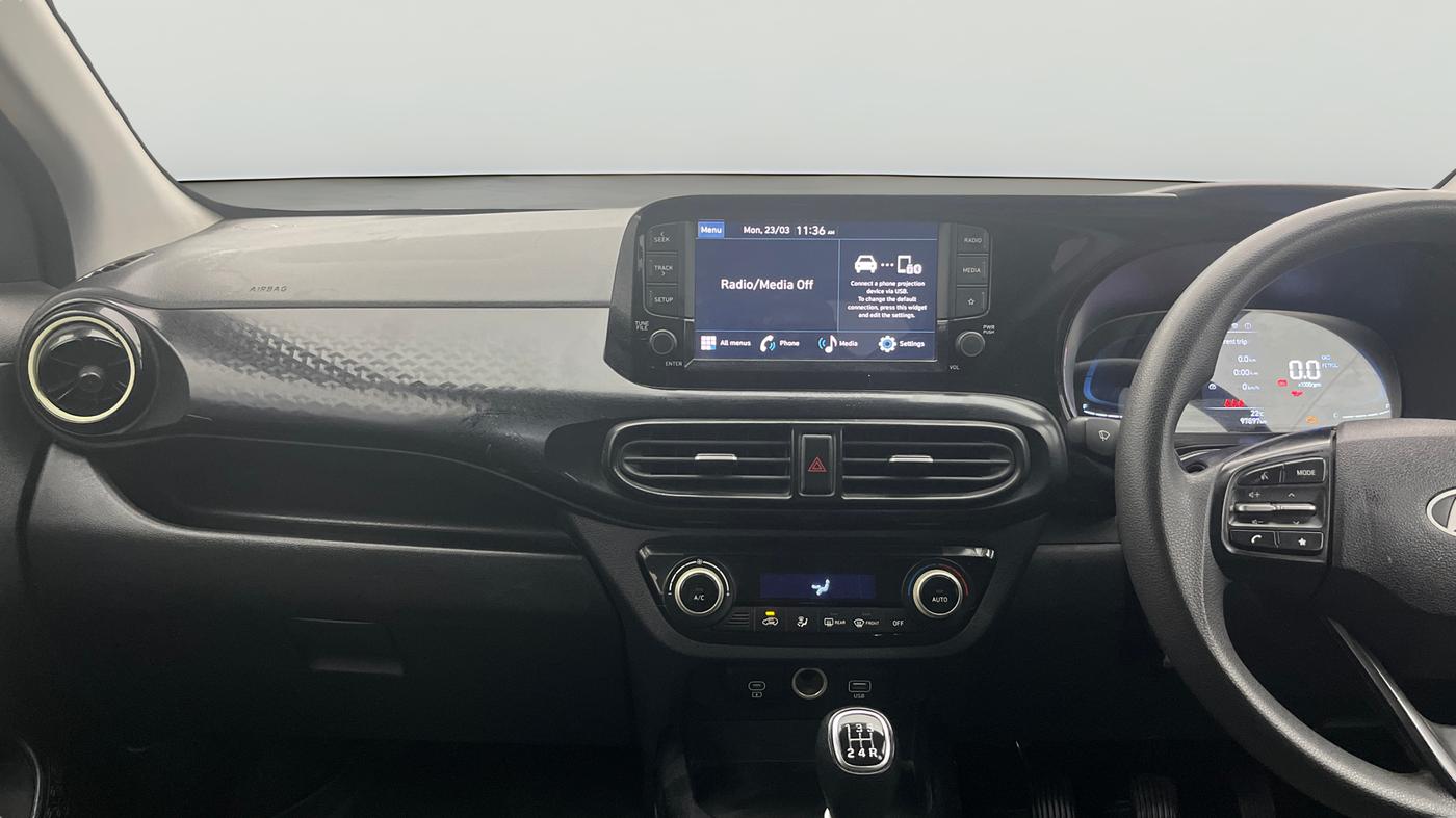2023 Hyundai EXTER SX 1.2 CNG MT, CNG, Manual, 97,872 km, Air Conditioner