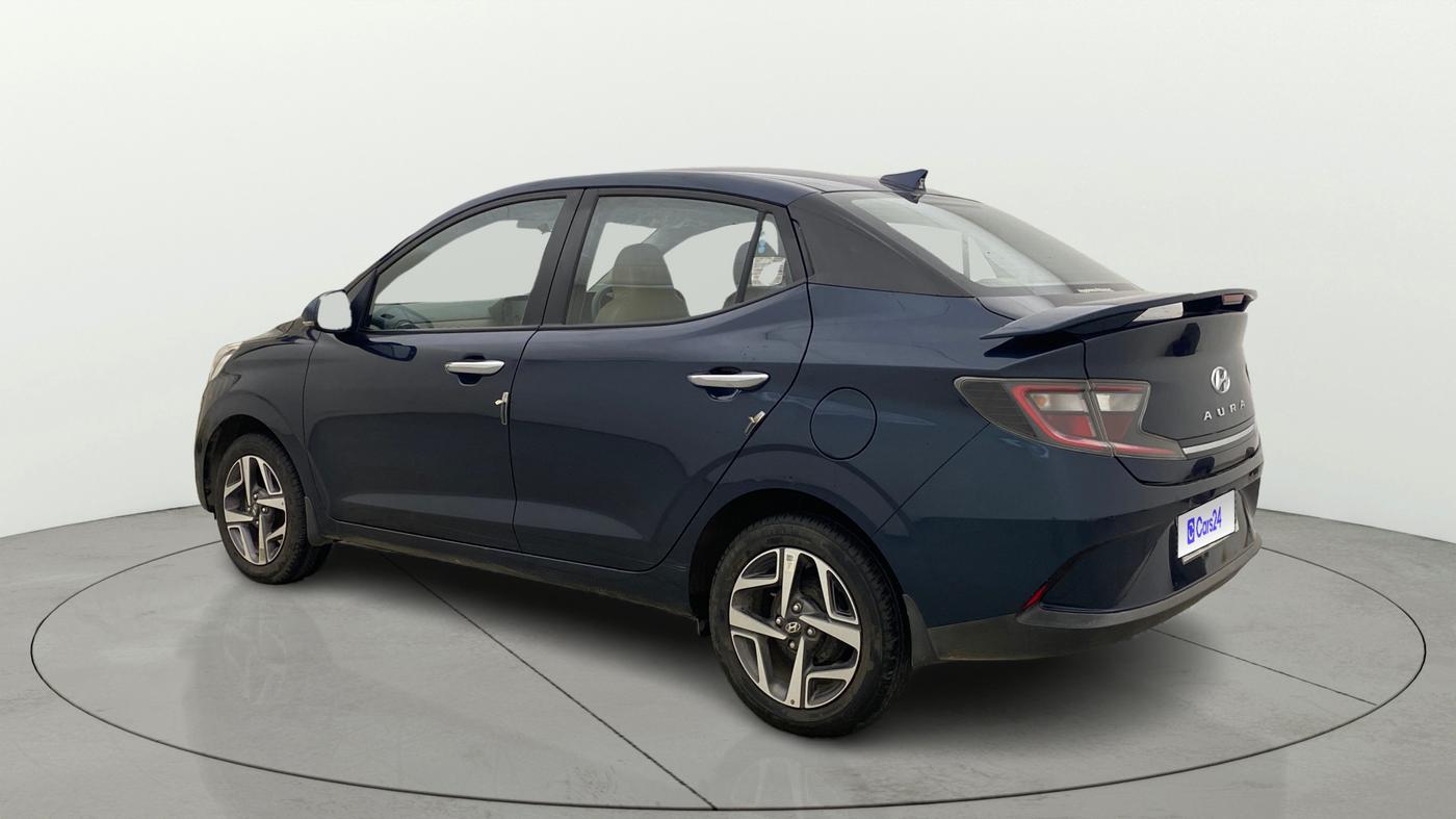 2022 Hyundai AURA SX PLUS 1.2 AMT, Petrol, Automatic, 29,629 km, Left Back Diagonal