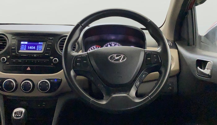 2016 Hyundai Grand i10 ASTA (O) 1.2 KAPPA VTVT, Petrol, Manual, 25,937 km, Steering Wheel Close Up