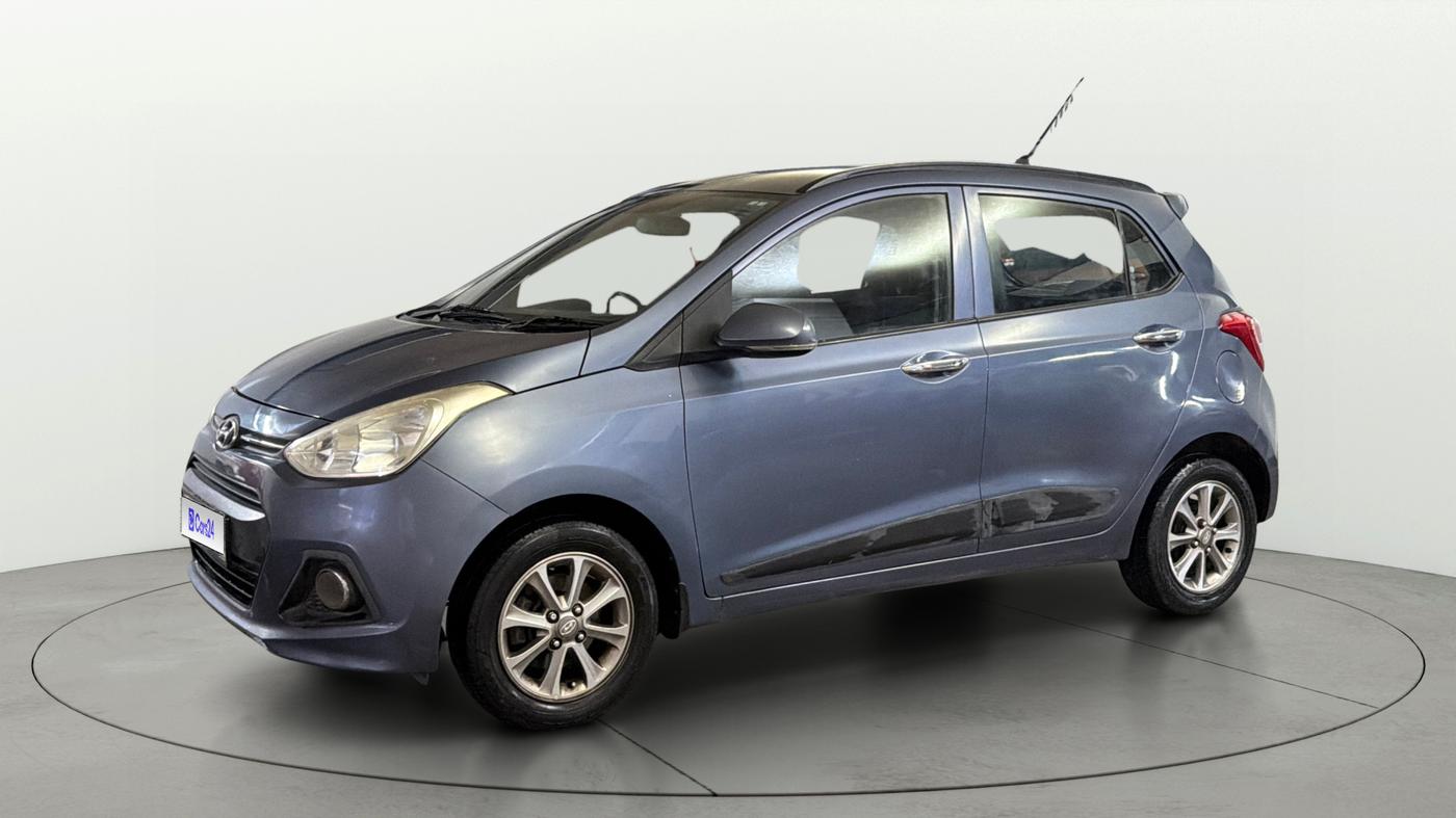 2015 Hyundai Grand i10 ASTA (O) 1.2 KAPPA VTVT, Petrol, Manual, 71,956 km, Left Front Diagonal