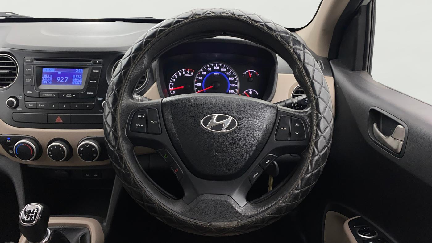 2015 Hyundai Grand i10 SPORTZ 1.2 KAPPA VTVT, Petrol, Manual, 73,343 km, Steering Wheel Close Up