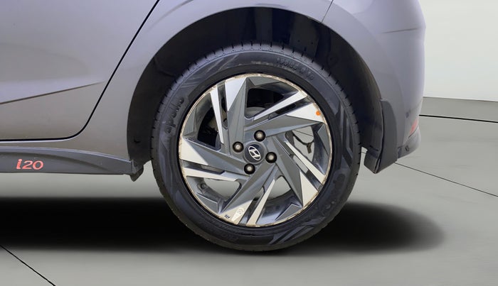 2021 Hyundai NEW I20 ASTA (O) 1.0 TURBO GDI DCT, Petrol, Automatic, 37,692 km, Left Rear Wheel