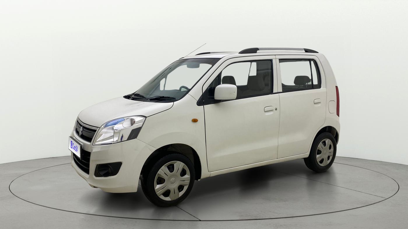 2013 Maruti Wagon R 1.0 VXI, CNG, Manual, 1,18,028 km, Left Front Diagonal