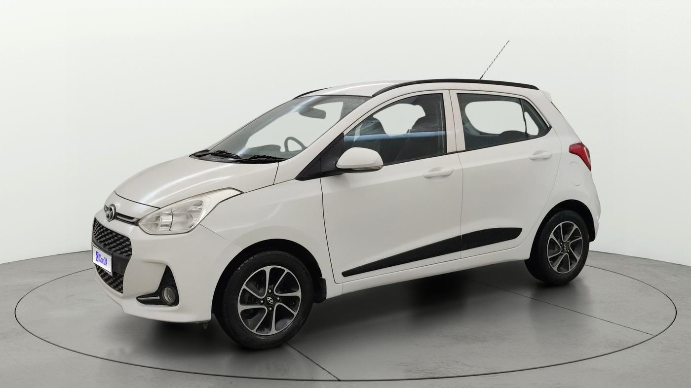 2018 Hyundai Grand i10 SPORTZ AT 1.2 KAPPA VTVT, Petrol, Automatic, 43,805 km, Left Front Diagonal