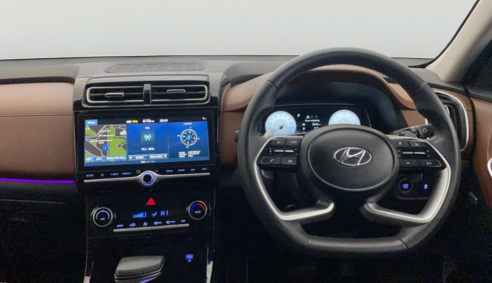 2022 Hyundai ALCAZAR PLATINUM(O) 7STR 1.5 AT, Diesel, Automatic, 43,901 km, Steering Wheel Close Up