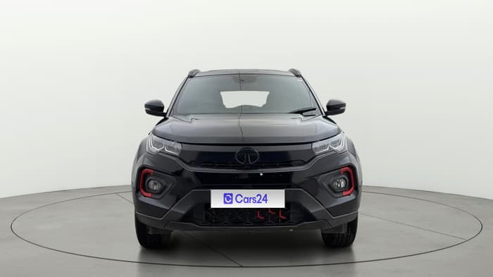 2023 Tata NEXON XZA PLUS LUX SUNROOF RED DARK PETROL, Petrol, Automatic, 31,918 km, Front
