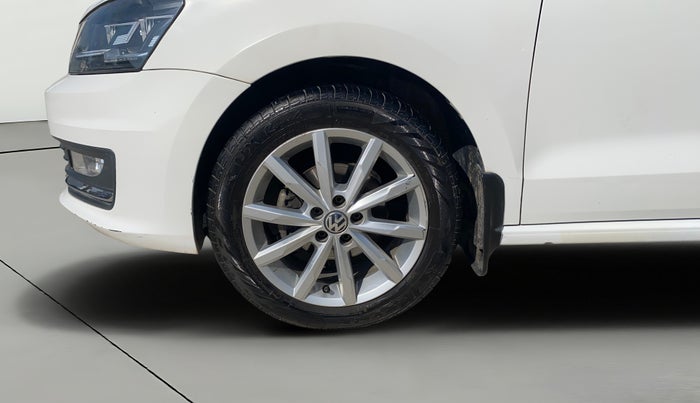 2018 Volkswagen Vento HIGHLINE PLUS 1.5 AT 16 ALLOY, Diesel, Automatic, 1,31,512 km, Left Front Wheel