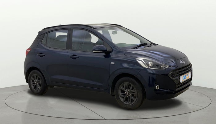 2021 Hyundai GRAND I10 NIOS SPORTZ AMT 1.2 KAPPA VTVT, Petrol, Automatic, 19,605 km, Right Front Diagonal