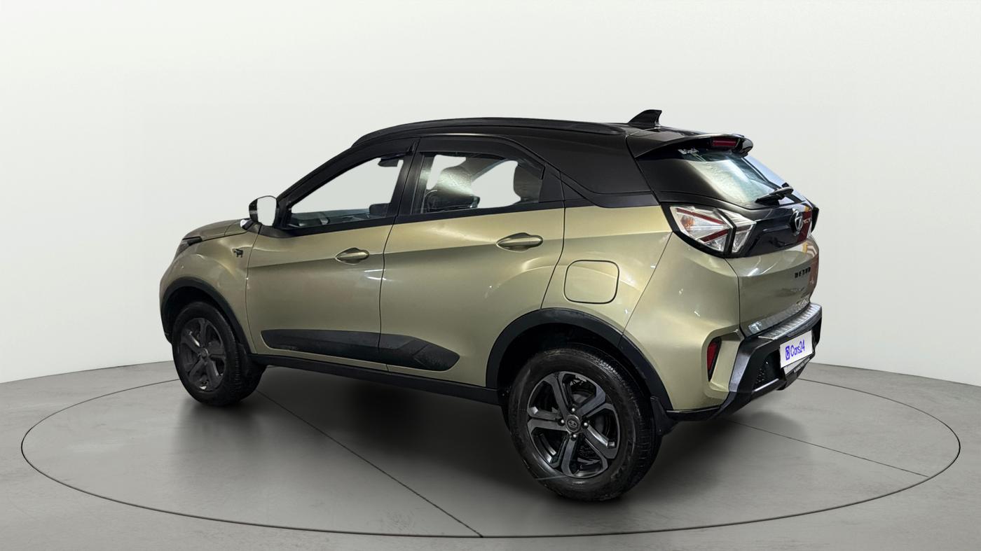 2023 Tata NEXON XZA PLUS LUX SUNROOF KAZIRANGA PETROL, Petrol, Automatic, 21,191 km, Left Back Diagonal