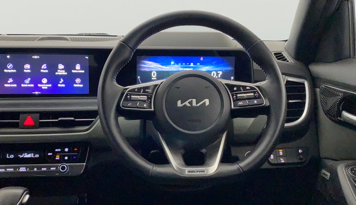 2024 KIA SELTOS  X LINE 1.5 TURBO PETROL DCT, Petrol, Automatic, 11,006 km, Steering Wheel Close Up