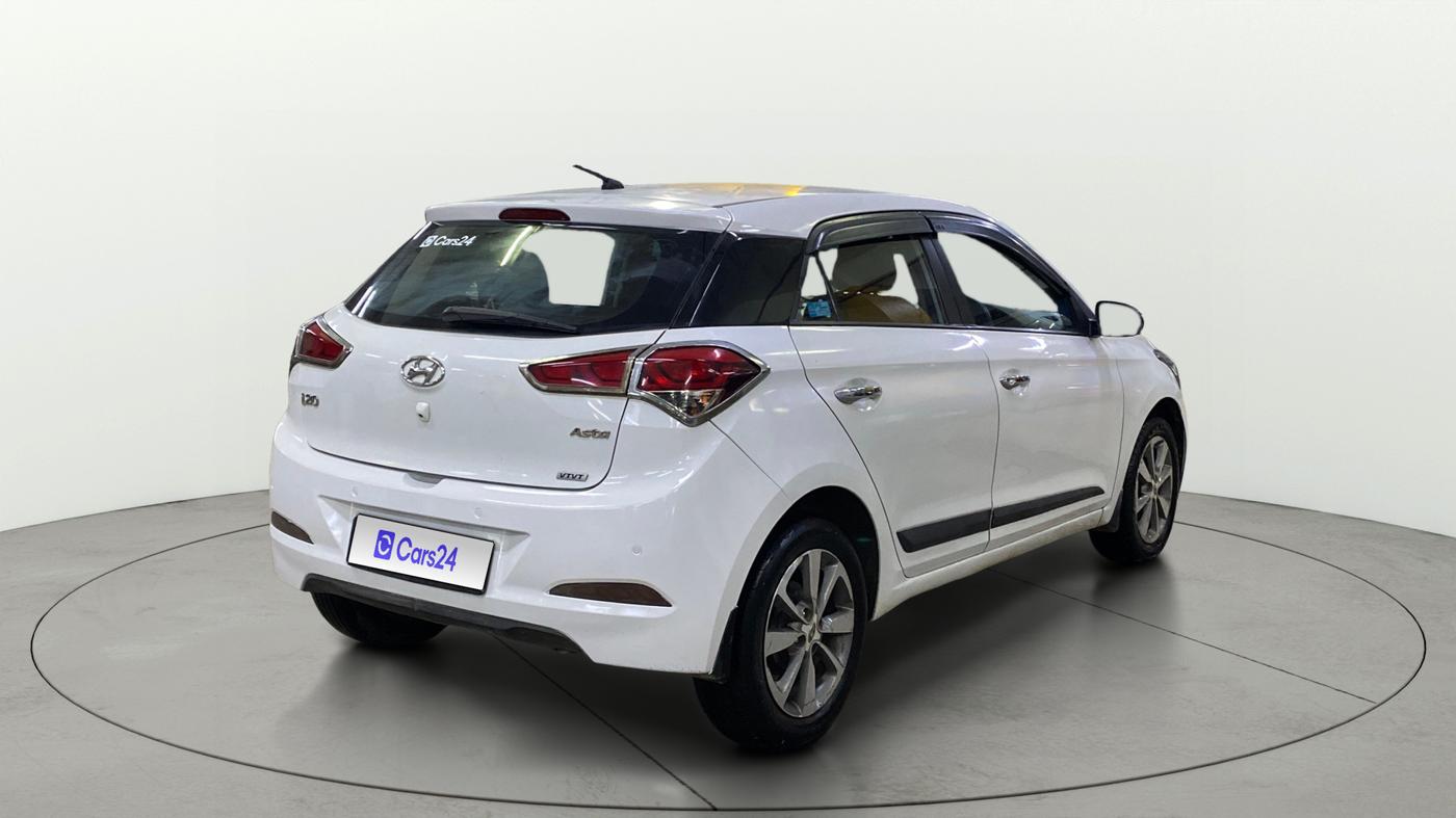 2017 Hyundai Elite i20 ASTA 1.2, Petrol, Manual, 1,29,386 km, Right Back Diagonal