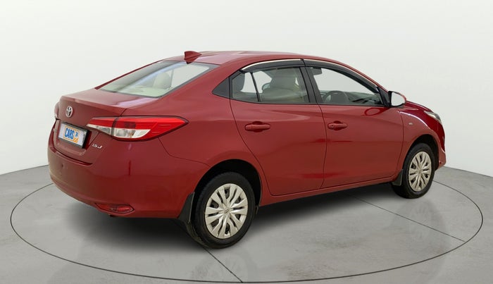 2018 Toyota YARIS J CVT, Petrol, Automatic, 1,09,463 km, Right Back Diagonal