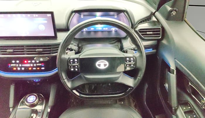 2024 Tata Harrier FEARLESS DARK EDITION AT, Diesel, Automatic, 44,841 km, Steering Wheel Close Up