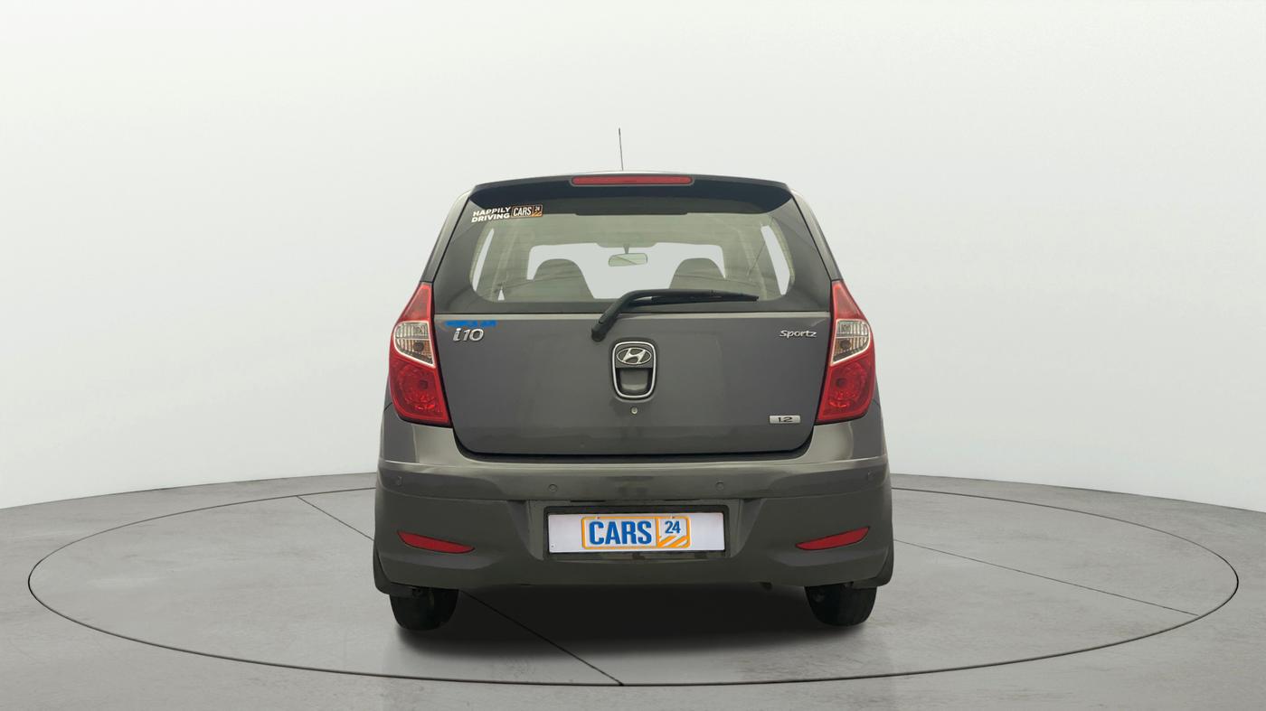2013 Hyundai i10 SPORTZ 1.2, Petrol, Manual, 1,15,573 km, Back/Rear