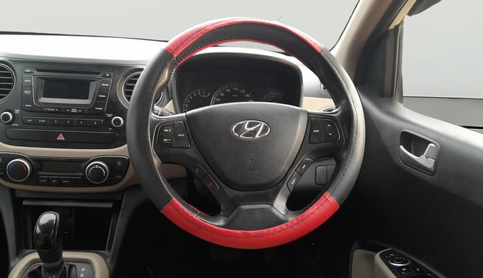 2014 Hyundai Xcent SX AT 1.2 (O), Petrol, Automatic, 78,893 km, Steering Wheel Close Up
