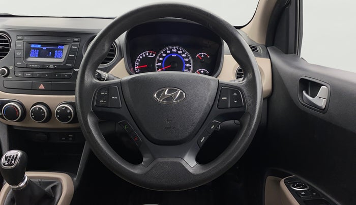 2016 Hyundai Grand i10 SPORTZ 1.2 KAPPA VTVT, Petrol, Manual, 79,694 km, Steering Wheel Close Up