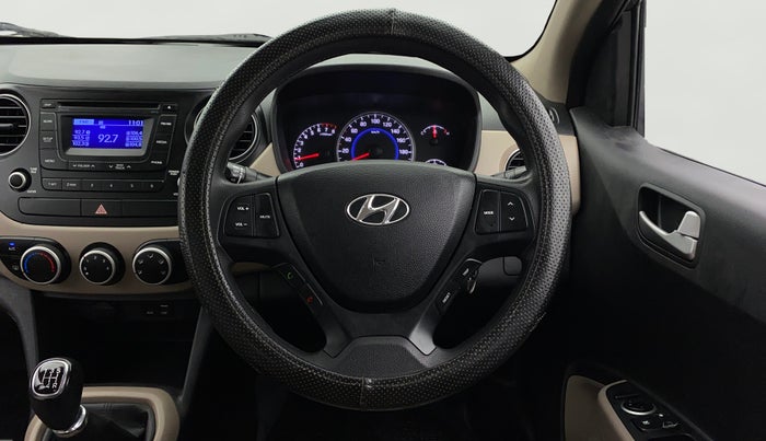 2016 Hyundai Grand i10 SPORTZ 1.2 KAPPA VTVT, Petrol, Manual, 81,209 km, Steering Wheel Close Up