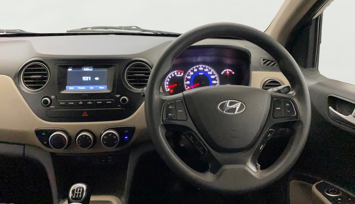 2018 Hyundai Grand i10 SPORTZ 1.2 KAPPA VTVT, Petrol, Manual, 75,480 km, Steering Wheel Close Up