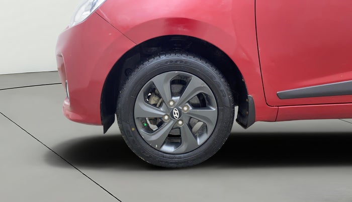 2018 Hyundai Grand i10 SPORTZ 1.2 KAPPA VTVT DUAL TONE, Petrol, Manual, 59,136 km, Left Front Wheel