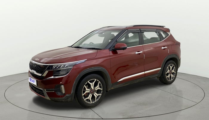 2021 KIA SELTOS GTX PLUS AT 1.5 DIESEL, Diesel, Automatic, 1,18,050 km, Left Front Diagonal