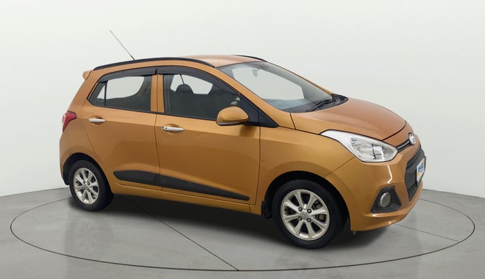 2015 Hyundai Grand i10 ASTA AT 1.2 KAPPA VTVT, Petrol, Automatic, 60,738 km, Right Front Diagonal