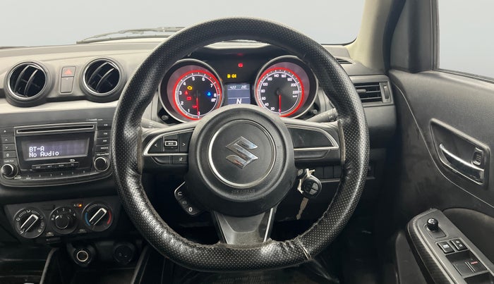 2020 Maruti Swift VXI AMT, Petrol, Automatic, 18,654 km, Steering Wheel Close Up