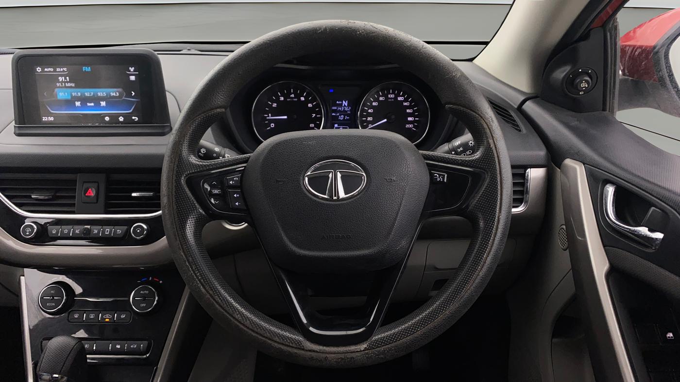 2019 Tata NEXON XZA PLUS DIESEL, Diesel, Automatic, 1,43,787 km, Steering Wheel Close Up