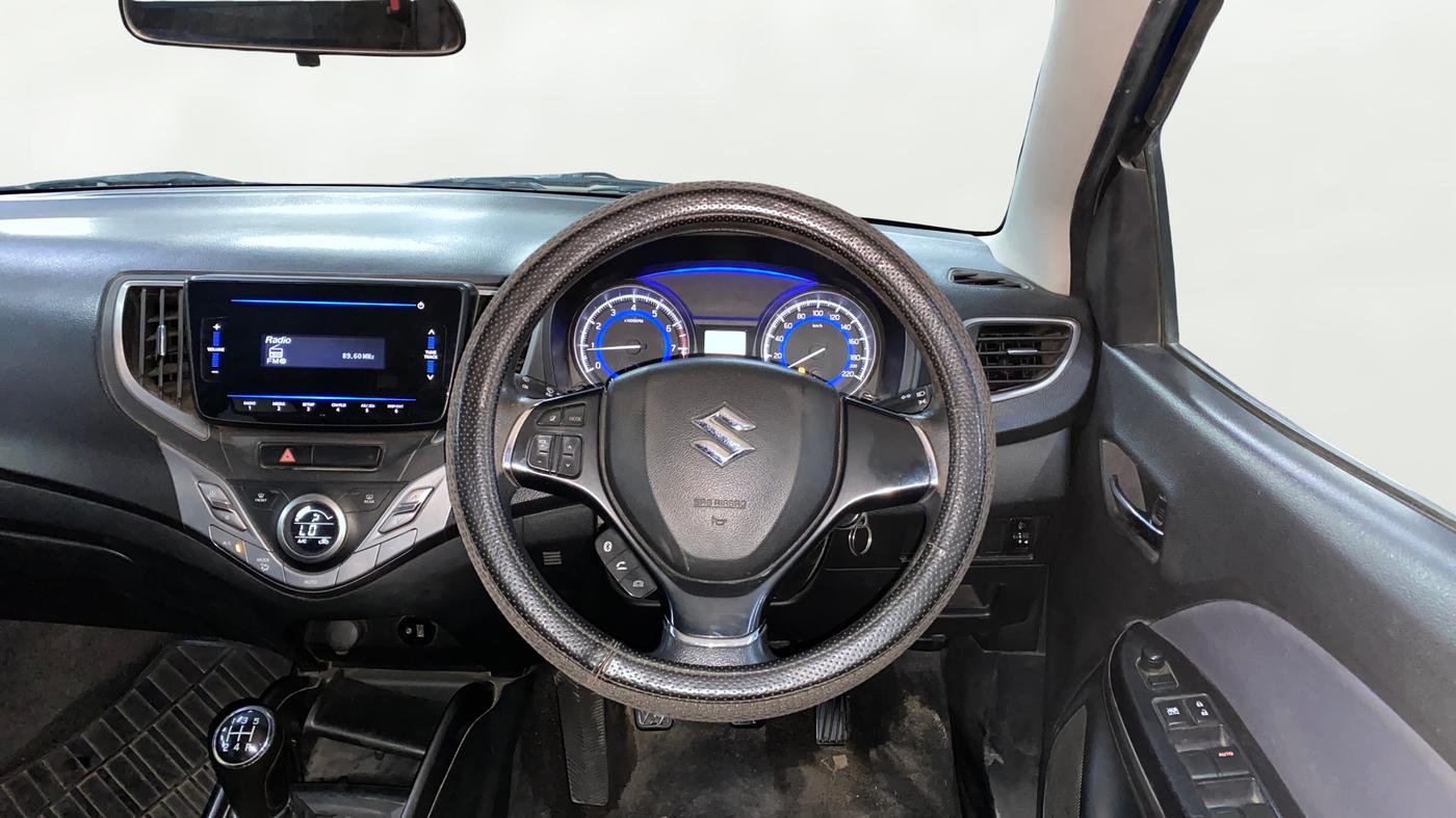 2019 Maruti Baleno DELTA PETROL 1.2, Petrol, Manual, 69,696 km, Steering Wheel Close Up