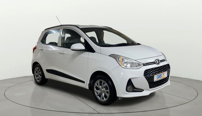 2018 Hyundai Grand i10 SPORTZ 1.2 KAPPA VTVT, Petrol, Manual, 96,033 km, Right Front Diagonal