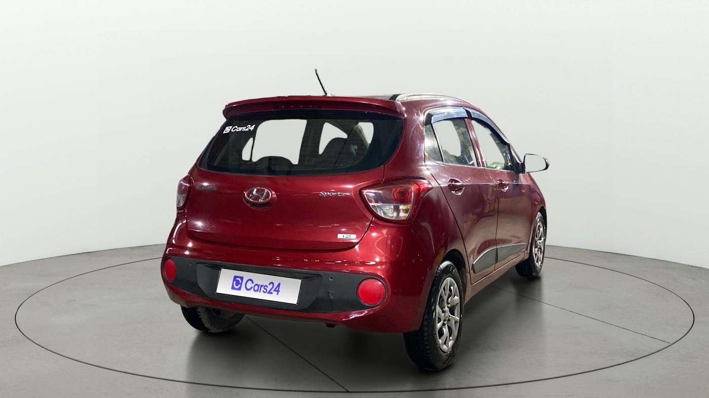 2019 Hyundai Grand i10 SPORTZ 1.2 KAPPA VTVT, Petrol, Manual, 61,679 km, Right Back Diagonal