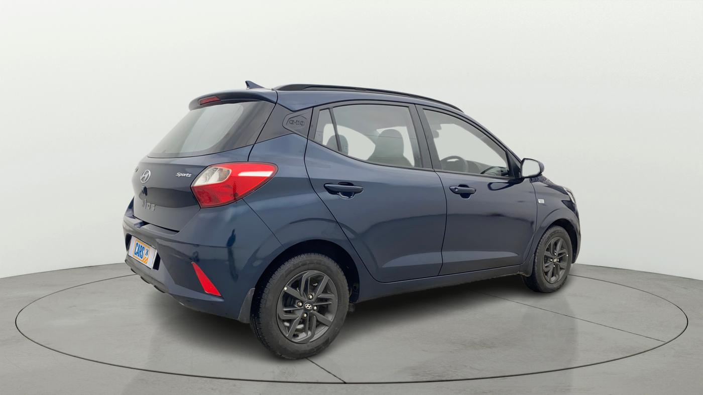 2020 Hyundai GRAND I10 NIOS SPORTZ AMT 1.2 KAPPA VTVT, Petrol, Automatic, 76,824 km, Right Back Diagonal