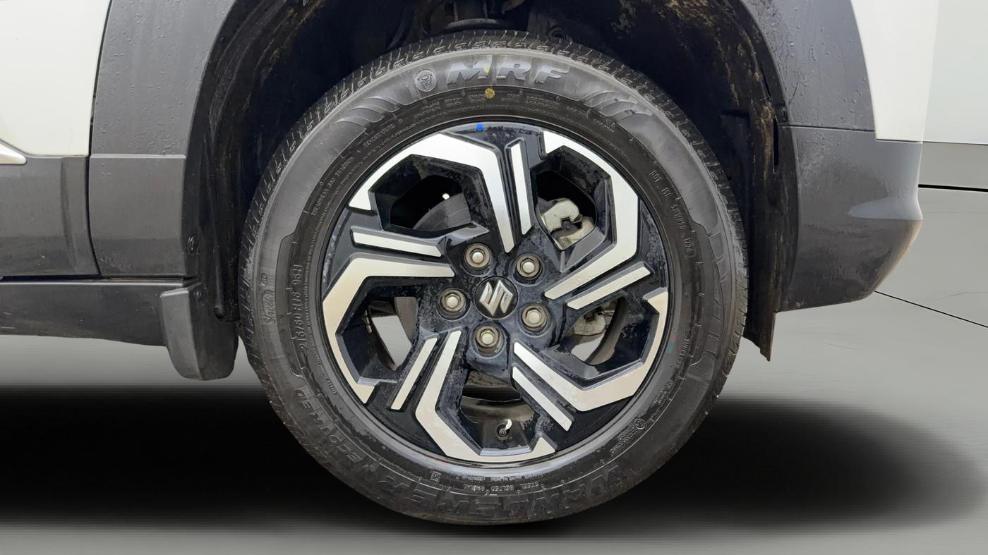 2024 Maruti BREZZA ZXI + AT SMART HYBRID, Petrol, Automatic, 9,544 km, Right Front Wheel