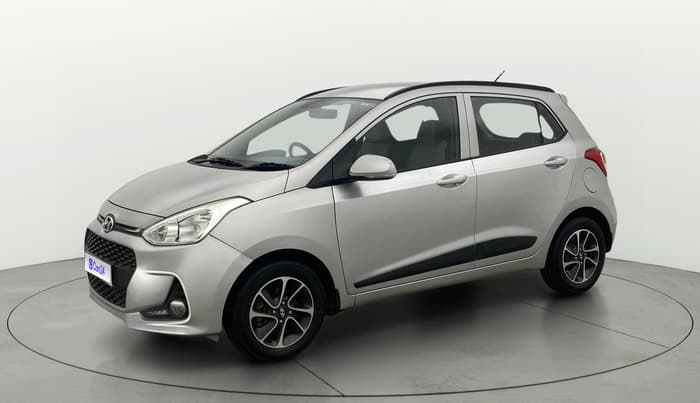 2017 Hyundai Grand i10 SPORTZ (O) AT 1.2 KAPPA VTVT, Petrol, Automatic, 83,522 km, Left Front Diagonal