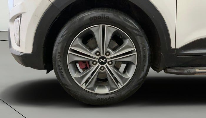 2018 Hyundai Creta SX PLUS AT 1.6 PETROL, Petrol, Automatic, 53,279 km, Left Front Wheel