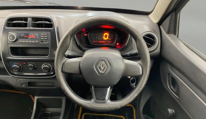 2017 Renault Kwid RXL, Petrol, Manual, 91,356 km, Steering Wheel Close Up
