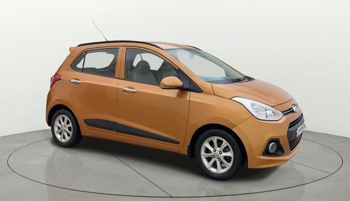 2015 Hyundai Grand i10 ASTA 1.2 KAPPA VTVT, Petrol, Manual, 80,994 km, Right Front Diagonal
