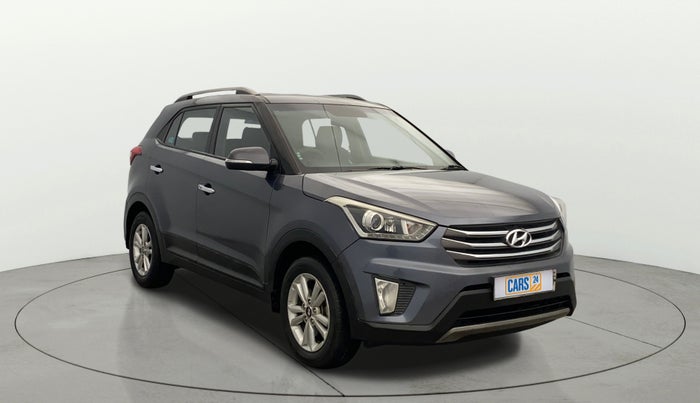 2017 Hyundai Creta SX PLUS 1.6 PETROL, Petrol, Manual, 53,575 km, Right Front Diagonal
