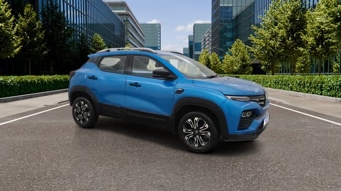 2023 Renault Kiger RXZ AMT, Petrol, Automatic, 40,581 km, Right Front Diagonal