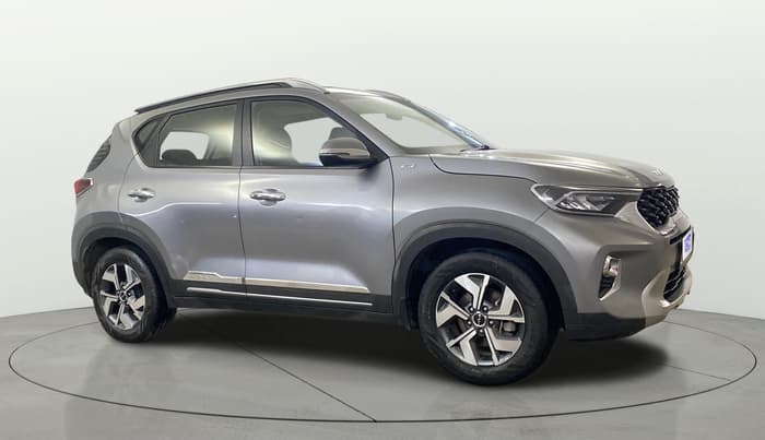 2022 KIA SONET HTX 1.0 IMT, Petrol, Manual, 85,337 km, Right Front Diagonal