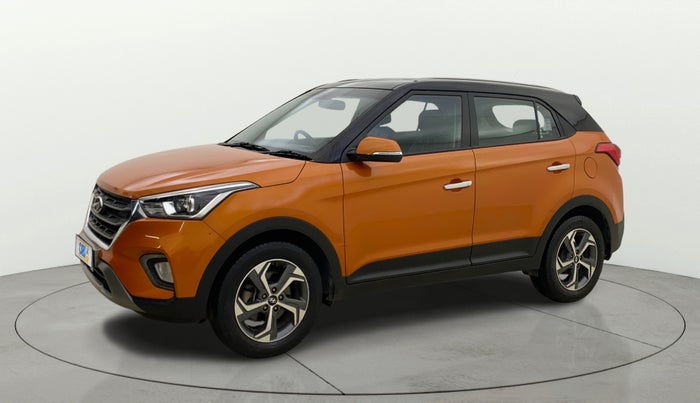 2018 Hyundai Creta SX 1.6 PETROL DUAL TONE, Petrol, Manual, 41,824 km, Left Front Diagonal