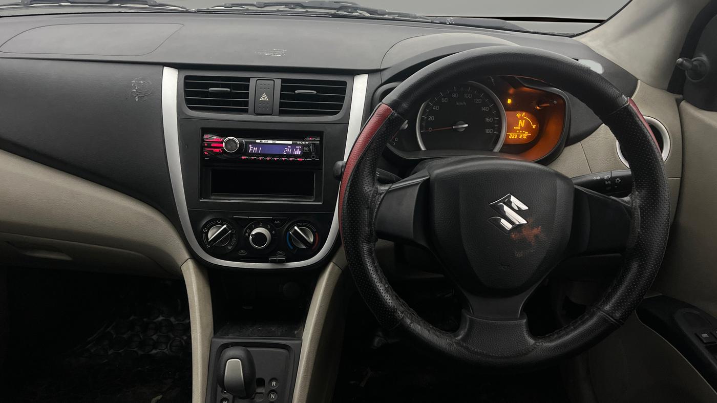 2014 Maruti Celerio VXI AMT, Petrol, Automatic, 42,858 km, Steering Wheel Close Up
