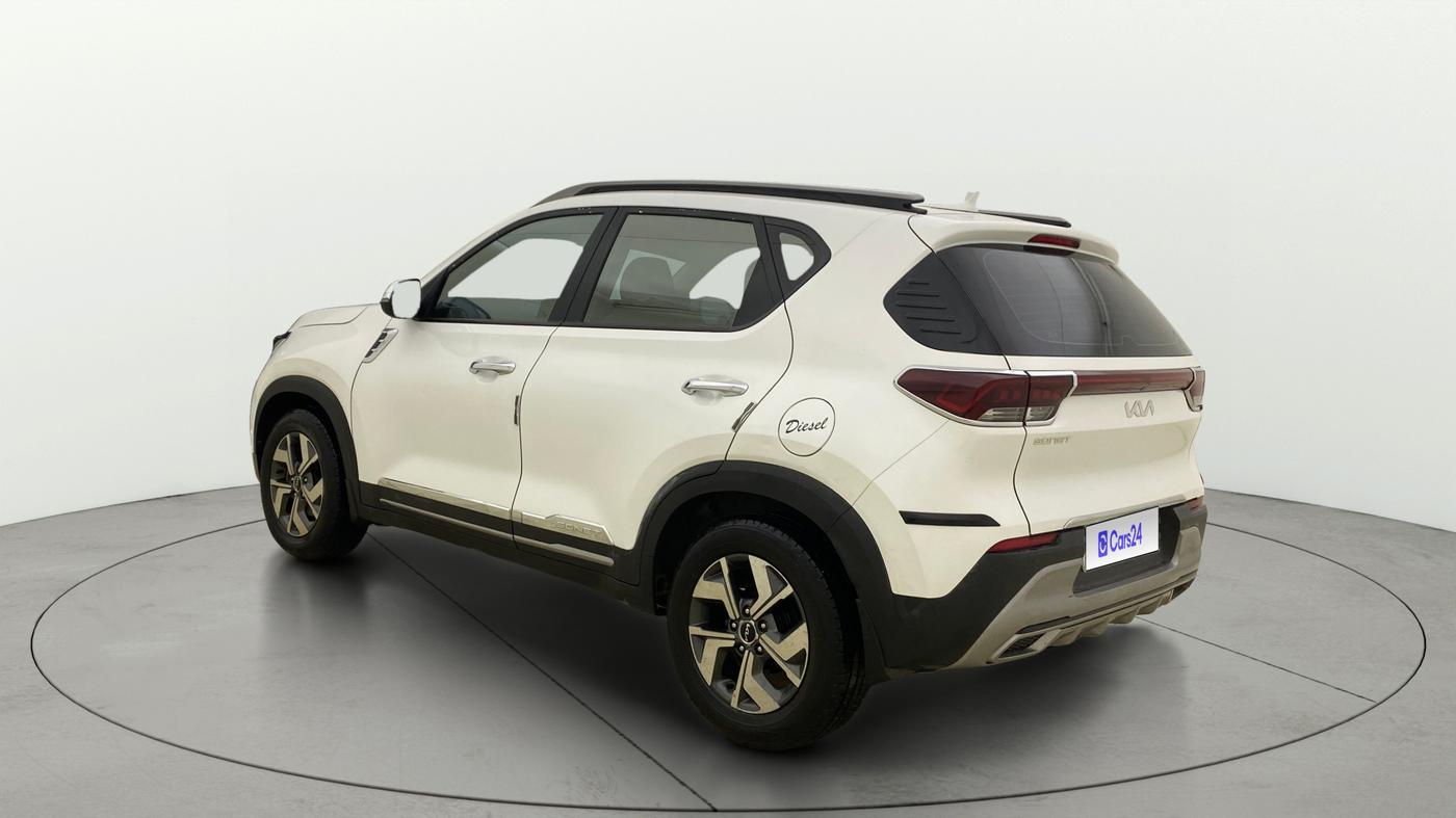 2022 KIA SONET HTX 1.5 AT, Diesel, Automatic, 79,853 km, Left Back Diagonal