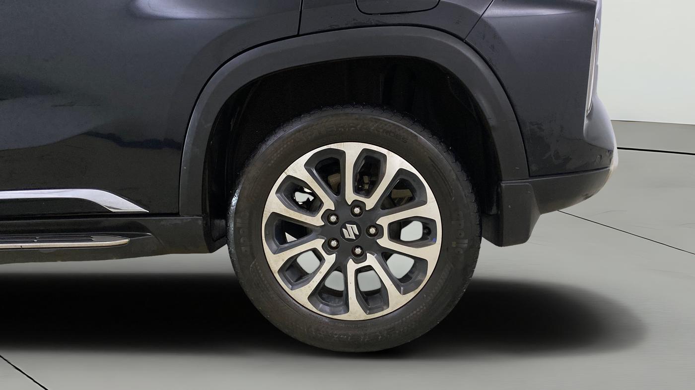 2023 Maruti Grand Vitara ALPHA SMART HYBRID AT, Petrol, Automatic, 61,229 km, Left Rear Wheel