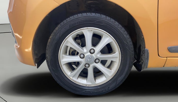 2015 Hyundai Grand i10 ASTA AT 1.2 KAPPA VTVT, Petrol, Automatic, 60,738 km, Left Front Wheel