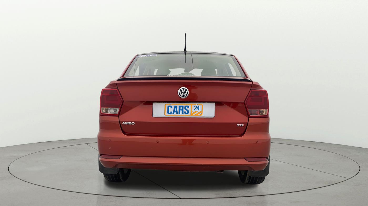 2019 Volkswagen Ameo HIGHLINE PLUS 1.5L AT 16 ALLOY, Diesel, Automatic, 1,11,009 km, Back/Rear