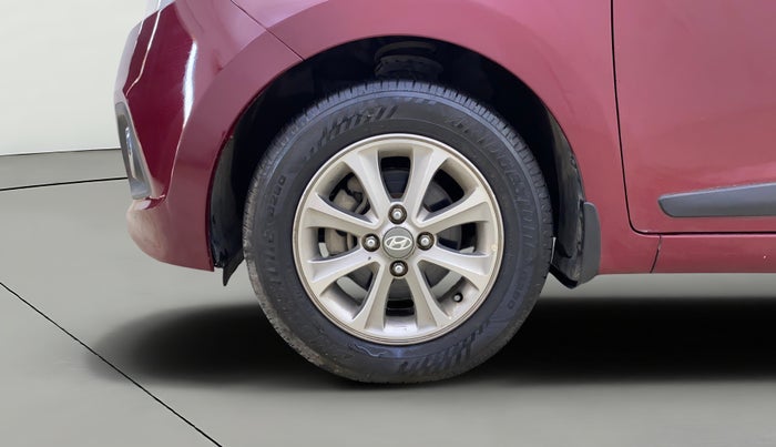 2015 Hyundai Grand i10 ASTA (O) 1.2 KAPPA VTVT, Petrol, Manual, 41,896 km, Left Front Wheel