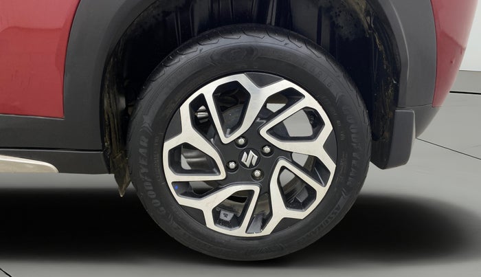 2023 Maruti FRONX ALPHA 1.0L TURBO 6 AT DUAL TONE, Petrol, Automatic, 33,999 km, Left Rear Wheel